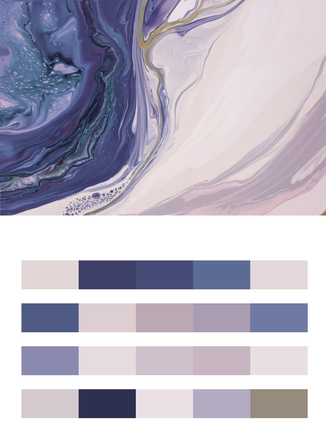 Фиолетовая глазурь цвета